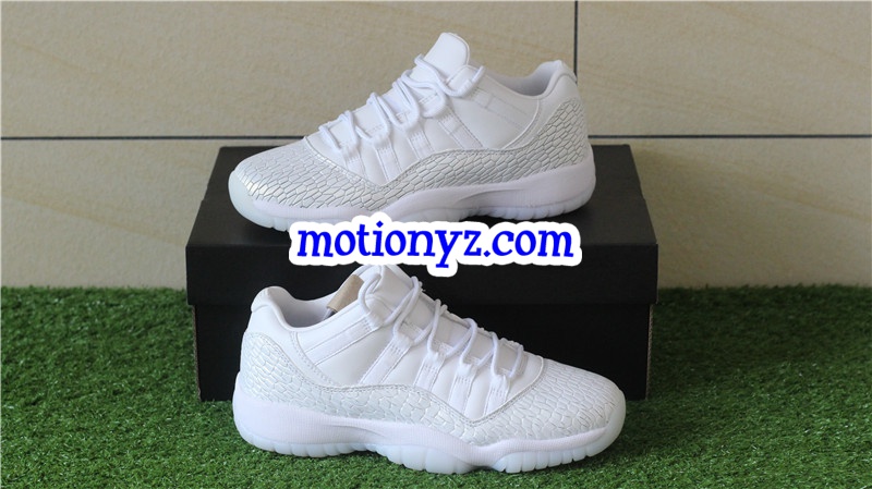 Air Jordan 11 Low GS Frost White PRM Heiress